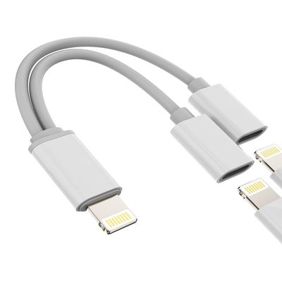 zoyuzan Converter Compatible with iPhone Headphone Adapter Compatible for Lightning Audio Jack and Lightning Charger Connector 11 12 Mini pro xs xr x 7 8 Plus Earphone Charging Splitter for ipad air