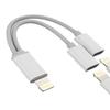 zoyuzan Converter Compatible with iPhone Headphone Adapter Compatible for Lightning Audio Jack and Lightning Charger Connector 11 12 Mini pro xs xr x 7 8 Plus Earphone Charging Splitter for ipad air view 1