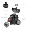 Andoer Mini Ball Head Adapter Monitor Mount Cold Shoe Adapter 360 Rotating Aluminum Alloy 1/4 Inch & 3/8 Inch Screw for Mounting Camera Monitor Microphone LED Video Light view 4