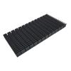 Aluminum Heat Sink Heatsink Module Cooler Fin Heat Radiator Board Cooling for Amplifier Transistor Semiconductor Devices Black Tone 150 mm (L) x 70 mm (W) x11 mm (H) view 1