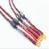1Pair oxygen-free copper audio speaker cable HI-FI high-end amplifier speaker cable Banana plug cable (Color : Standard edition, Length : 1.5m) view 4