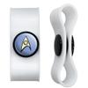 GRAPHICS & MORE Star Trek Science Shield Headphone Earbud Cord Wrap - Charging Cable Manager - Wire Organizer Set of 2 - White view 1