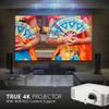 ViewSonic PX748-4K UHD 4K Projector with 4000 Lumens, 240 Hz, 4.2ms, HDR Support, Auto Keystone, Dual HDMI, and USB C for Home Theater, Stream Netflix with Dongle view 2