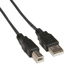 DIGITMON 3 Pack 15 FT Black A-Male to B-Male USB 2.0 High Speed Printer Cable for Canon MG Series Inkjet Printer PIXMA MG6800 Series MG6821