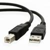 DIGITMON 3 Pack 15 FT Black A-Male to B-Male USB 2.0 High Speed Printer Cable for Canon MG Series Inkjet Printer PIXMA MG6800 Series MG6821 view 3