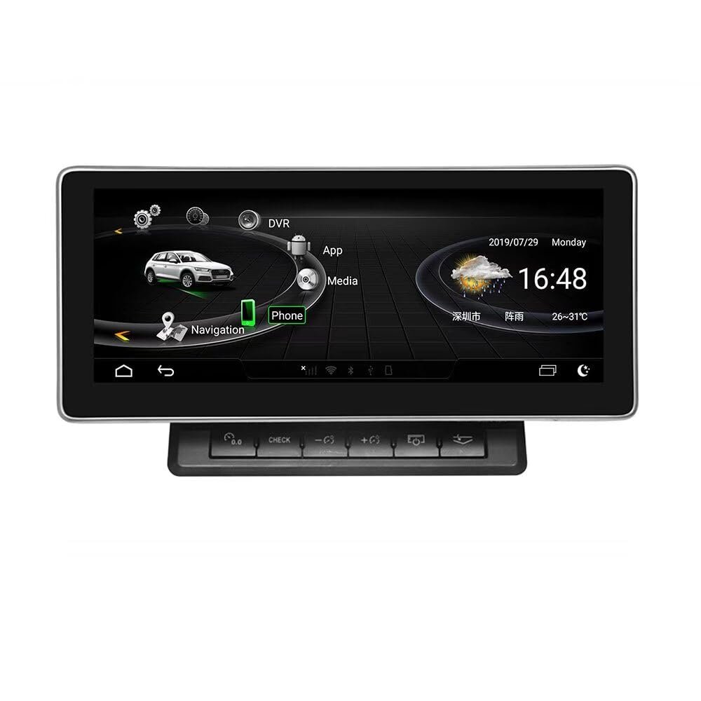 ROADYAKO 10.25Inch 128GB Center Multimedia Stereo Radio for Auid A6 2005 2006 2007 2008 2009 Original Car no AUX or AMI 2G MMI Car GPS Navigation Media 4G WiFi RDS Steering Wheel Control FM AM