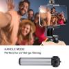 Mini Tripod Stand,Aluminum Alloy 13cm/5.1inch 1.5kg Load Handheld Foldable 1/4 inch Mount Bracket Camera/Extension Rod Photography Tripod Handle Grip,for Live Streaming/Selfie view 2