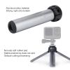 Mini Tripod Stand,Aluminum Alloy 13cm/5.1inch 1.5kg Load Handheld Foldable 1/4 inch Mount Bracket Camera/Extension Rod Photography Tripod Handle Grip,for Live Streaming/Selfie view 4