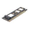NFHK NGFF M-Key NVME M.2 SSD to PCI-E Express 3.0 16x X4 Adapter Without Bracket view 2