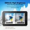 Desview R6 Camera Field Monitor, 5.5 inch Touch Screen 2800nits Ultra Brightness Full HD 1920x1080 IPS Panel with HDR 3D LUT Waveform Peaking 4K HDMI in/Out 8V DC Output on DSLR view 4