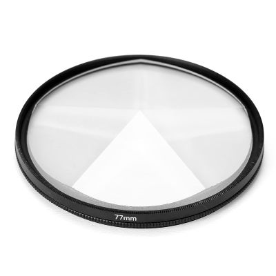 Andoer Kaleidoscope Glass Prism, 77mm Kaleidoscope Prism Camera Glass Filter Variable Number of Subjects SLR Photography Accessories (Pentaprism)