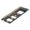 Cablecc NGFF M-Key NVME M.2 SSD to PCI-E Express 3.0 16x X4 Adapter Without Bracket Black view 1