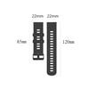 Bands Compatible for Letsfit EW1 IW1 Soft Silicone Waterproof Bracelet Accessories Sports Watch Strap 22mm Quick Release Wristbands Replacement for Letsfit EW1 IW1(not IW1 Lite/ID205) Smartwatch for Women&Men view 2