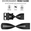 Bands Compatible for Letsfit EW1 IW1 Soft Silicone Waterproof Bracelet Accessories Sports Watch Strap 22mm Quick Release Wristbands Replacement for Letsfit EW1 IW1(not IW1 Lite/ID205) Smartwatch for Women&Men view 3