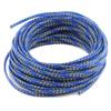 Aicosineg Cable Sleeve Braided Sleeving PET Wire Loom Tubing Cable 32.81ft-1/6inch Wrap Protector for HiFi Audio and Video Headphone Cable Protect Wires from Chewing of Pets Blue and Gold view 1