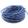 Aicosineg Cable Sleeve Braided Sleeving PET Wire Loom Tubing Cable 32.81ft-1/6inch Wrap Protector for HiFi Audio and Video Headphone Cable Protect Wires from Chewing of Pets Blue and Gold view 2
