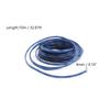 Aicosineg Cable Sleeve Braided Sleeving PET Wire Loom Tubing Cable 32.81ft-1/6inch Wrap Protector for HiFi Audio and Video Headphone Cable Protect Wires from Chewing of Pets Blue and Gold view 3