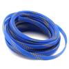 Aicosineg Cable Sleeve Braided Sleeving PET Wire Loom Tubing Cable 32.81ft-4/9inch Wrap Protector for HiFi Audio and Video Headphone Cable Protect Wires from Chewing of Pets Blue and Gold view 1