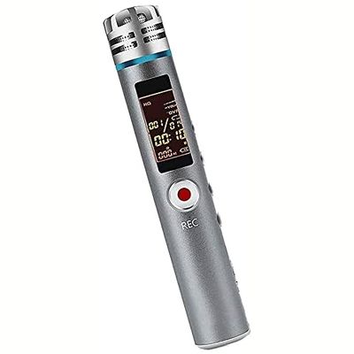 XIXIDIAN Intelligent Digital Voice Recorder,High-Definition Noise Reduction and Long Standby,Multifunctional Digital Audio Voice Recorder, 16 GB Built-in Storage,Applicable to Lecture, Meetings