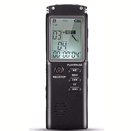 XIXIDIAN Digital Voice Recorder, High-Definition Long-Distance Noise Reduction Mini Student Business Meeting Recorder, with Built-in Mic 16GB