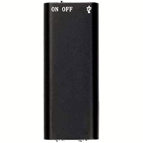 XIXIDIAN Portable Voice Recorder, High-Definition Noise Reduction One-Key Recording, Automatically Save When Power Off,USB Rechargeable Dictaphone Sound Audio Recorder,16GB