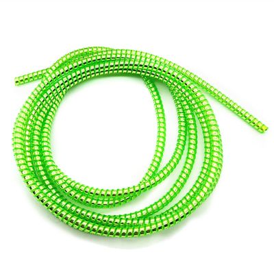 1.5M Spiral Charger Cable Wrap Strain Relief Cord Sleeve for Phone Charging Cable, USB Date Cable, EarphoneCable Protector/Charger Cord Protector/Headphone Saver (Color : Silver)