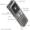 XIXIDIAN HD Digital Voice Recorder, USB Voice Activated Recorder for Lecture, Meetings, Small Portable Voice Control External Playback High-Definition Recorder 8GB view 2