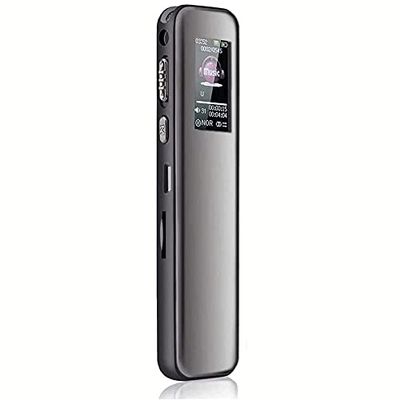 XIXIDIAN HD Digital Voice Recorder, USB Voice Activated Recorder for Lecture, Meetings, Audio Voice Recorder with MP3 Player, Small Portable Voice Control External Playback High-Definition Recorder