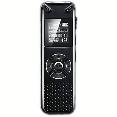 XIXIDIAN Digital Voice Recorder,High-Definition Intelligent Noise Reduction,with Dual Microphones,Rechargeable,Support Voice Activated Recording for Lectures/Meetings/Class, 8GB