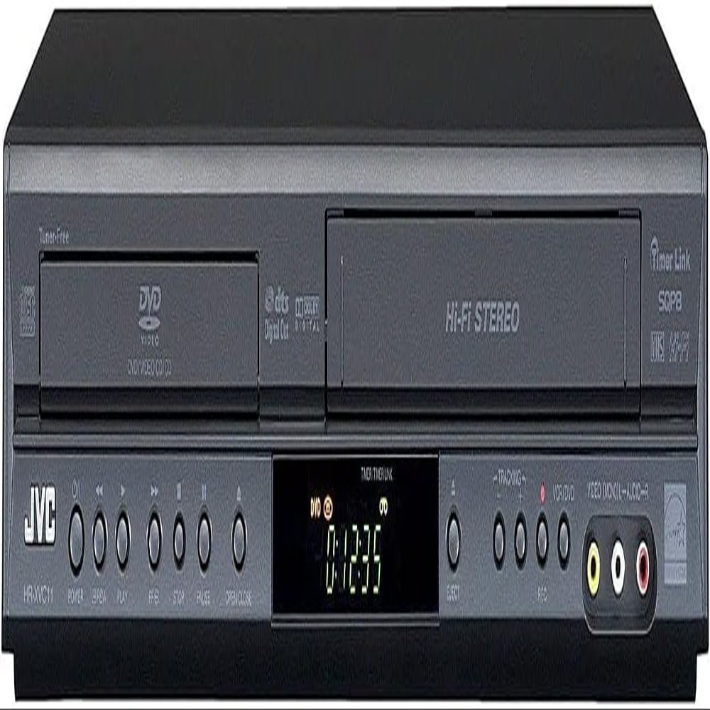 JVC HRXVC11B Progressive Scan DVD Player and VCR Combo (Renewed)