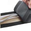 1 Meter Cable Grip Strip Floor Cable Cover Protect Cords Cable Protector Cable Management for Floor/Carpet/Trunk/Desk Office Supplies(Black,3pcs)