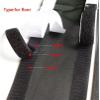 1 Meter Cable Grip Strip Floor Cable Cover Protect Cords Cable Protector Cable Management for Floor/Carpet/Trunk/Desk Office Supplies(Black,3pcs) view 2