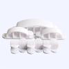 YUNSI Desktop Winder Plastic Wire Management Clip 10 Cable Organizer Cable Holder Cable Winder USB Cable Cable Cover (Color : White) view 1