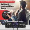 Pyle Wireless Bluetooth Home Stereo Amplifier- Multi-Channel, 200W Power Amplifier, Home Audio Receiver System w/ Optical/ Phono/ Coaxial, FM Radio, USB/SD,AUX, RCA, Mic in, Antenna, Remote- PDA4BU.5 view 4