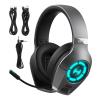 Edifier Hecate GX Hi-Res Gaming Headset for PS4/ PS5/ PC/Switch/Xbox Gamepad - USB/Type-C/3.5mm Wired Gaming Headphones with Microphone RGB Lighting - ENC Noise Cancelling - 50mm Driver (Grey) view 1