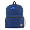 BAZIC PRODUCTS School Backpack 16" Navy Blue, Lightweight School Bag Padded Back & Adjustable Strap for Students, Travel Bag Fit A4 Notebook, 1-Pack view 1
