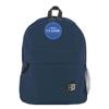 BAZIC PRODUCTS School Backpack 17" Navy Blue, Lightweight School Bag Padded Back & Adjustable Strap for Students, Travel Bag Fit A4 Notebook, 1-Pack view 1