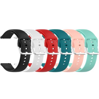 Bands Compatible with Letsfit EW1/ Letsfit IW1 SmartWatch Wristband, Solid Color Replacement Bracelet Sport Strap for Letsfit EW1/ Letsfit IW1 Smart Watch Band (Not for IW1 Lite/ID205L/ID205S) (Small)