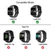 Bands Compatible with Letsfit EW1/ Letsfit IW1 SmartWatch Wristband, Solid Color Replacement Bracelet Sport Strap for Letsfit EW1/ Letsfit IW1 Smart Watch Band (Not for IW1 Lite/ID205L/ID205S) (Small) view 2