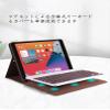ZGSENLAN Keyboard case for iPad Mini4 Mini5Bluetooth Keyboard Detachable Slim Folio Leather case with Pencil Holder Color keycapBlack view 3