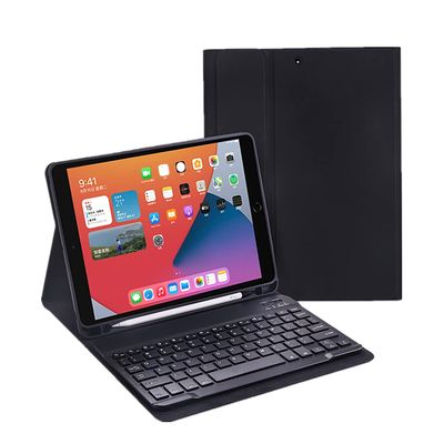 ZGSENLAN Keyboard case for iPad Mini6iPad mini 6th Generation 8.3 inch 2021 Bluetooth Keyboard Detachable Slim Folio Leather case with Pencil Holder Color keycapBlack