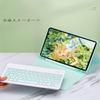 ZGSENLAN Keyboard case for iPad Mini6iPad mini 6th Generation 8.3 inch 2021 Bluetooth Keyboard Detachable Slim Folio Leather case with Pencil Holder Color keycapBlack view 4