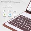 Keyboard case for iPad 10.2 inch, 7th 8th 9th Generation Bluetooth Keyboard Detachable Slim Folio Leather case iPad Air3 Pro10.5 inch case with Pencil Holder Color keycapLight Green view 2