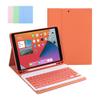 Keyboard case for iPad 10.2 inch, 7th 8th 9th Generation Bluetooth Keyboard Detachable Slim Folio Leather case iPad Air3 Pro10.5 inch case with Pencil Holder Color keycapLight Green view 3