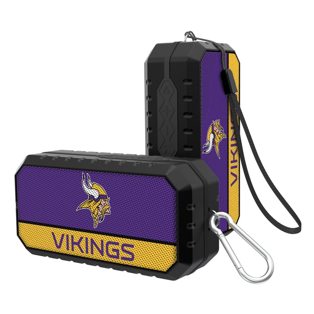 Keyscaper Minnesota Vikings End Zone Water Resistant Bluetooth Speaker