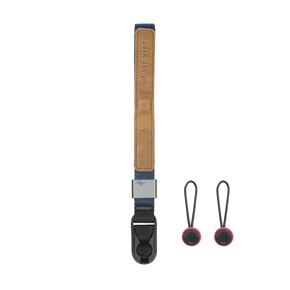 Peak Design Cuff Camera Wrist Strap, Midnight Blue, Compatible with DSLR, Compact and Point-and-Shoot Cameras, Low Profile, Quick Release & Connection, 200 lb Capacity, Camera Straps for Photographers
