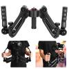 Camera Gimbal Stabilizer, Flexible Damping System with Dual Handle Grip for Mirrorless and DSLR Cameras view 2