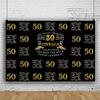 OERJU 12x10ft Happy 50th Birthday Backdrop for The Man The Myth The Legend Birthday Party Background Banner Black Gold Photography Photo Aged 50 Years Fifty Birthday Back Drops Vinyl Studio Props view 3