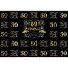 OERJU 12x10ft Happy 50th Birthday Backdrop for The Man The Myth The Legend Birthday Party Background Banner Black Gold Photography Photo Aged 50 Years Fifty Birthday Back Drops Vinyl Studio Props view 4