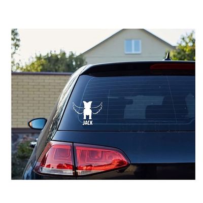Personalized in Memory of Border Collie Dog Decal Sticker